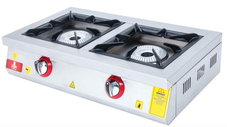 COOKTOP - 2 BURNERS - 80x45 - GAS