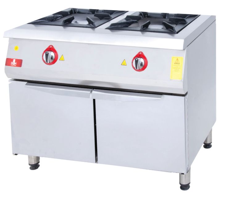 RANGE AND CABINET - 2 BURNERS - 100x60 - GAS