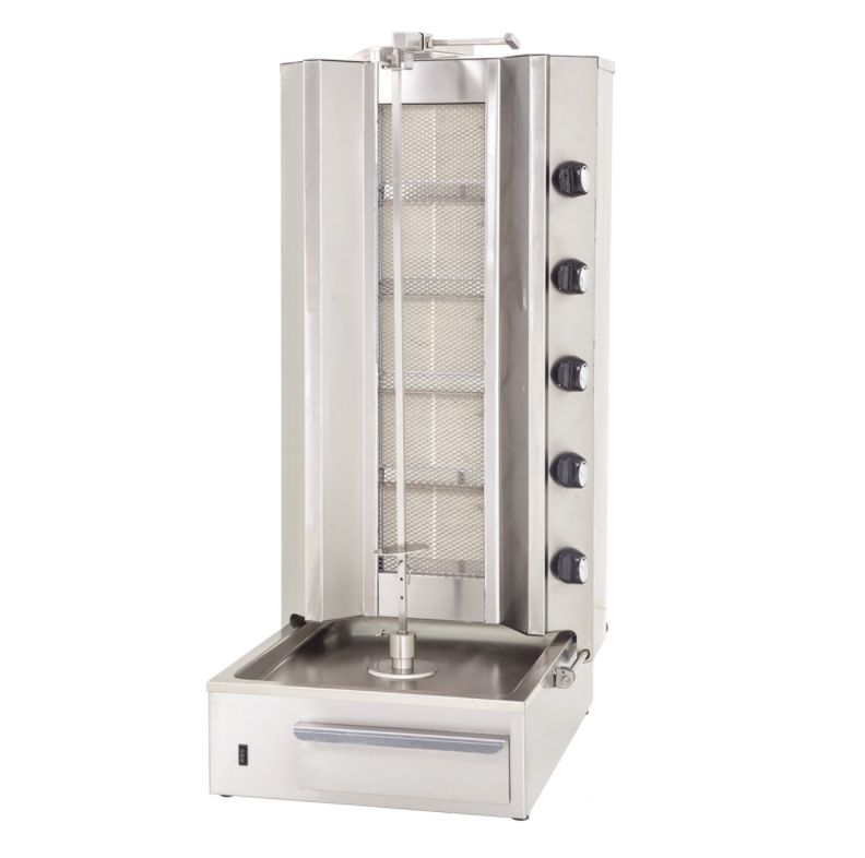 DONER MACHINE - BOTTOM MOTOR 5 BURNER - GAS