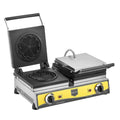 Çiftli Çiçek Model Waffle Makinesi Elektrikli 21 cm Çap