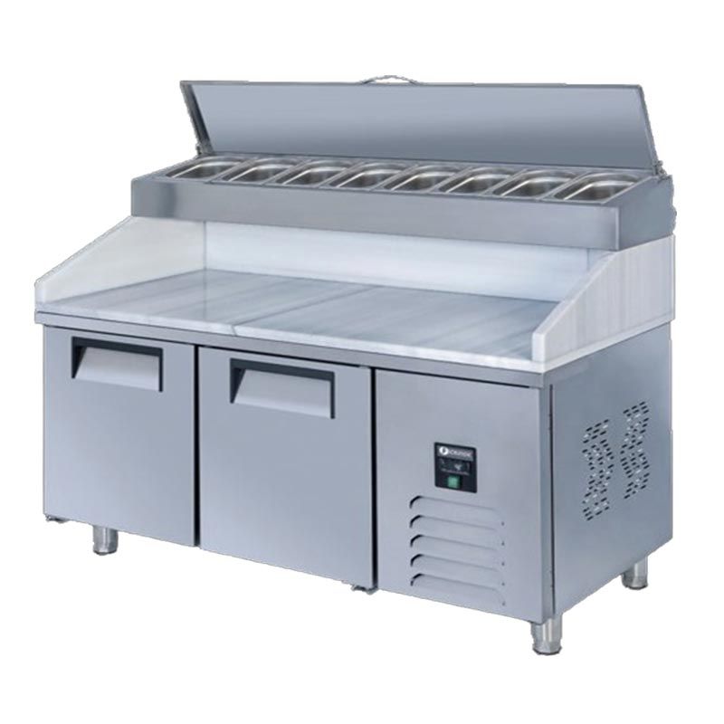Iceinox PTS HM 650 CR Mermerli Make Up Buzdolabı, 250x70x130 cm
