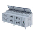 Iceinox PTS L 800 Çekmeceli Pizza Hazırlık Dolabı, 237x81x109 cm